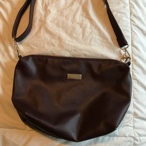 BCBG Eggplant/Burgundy Hobo Bag / Crossbody